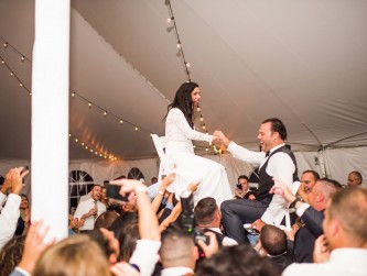 Chora dance at a tent reception, Kaitlyn Ferris photo